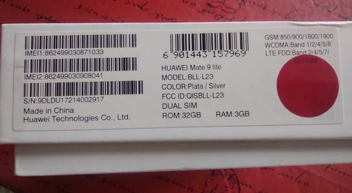 Imagen 9 de 9 de Huawei Mate 9 Lite Liberado/funda River (p/cambiar Módulo)