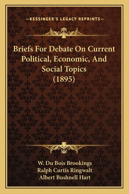 Libro Briefs For Debate On Current Political, Economic, A...