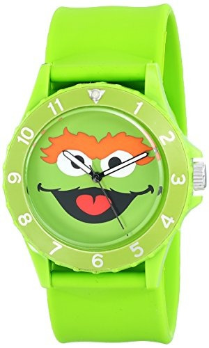 Reloj Sesame Street Unisex Sw4920os Con Diseño De Óscar