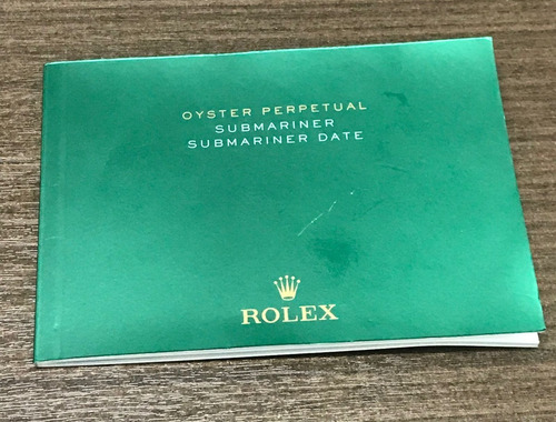 Manual Rolex Submariner Date 2015 (Usado)
