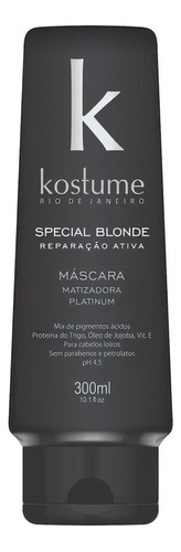 Mascara Matizadora Special Blonde Platinum Kostume 300 Ml