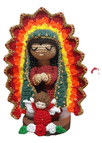 Amigurumi Virgen De Guadalupe 