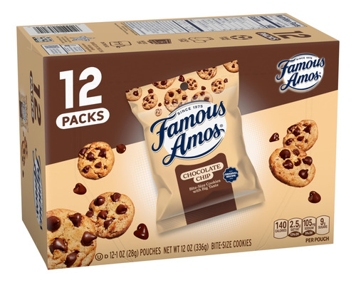 Famous Amos Galletas Clasicas Con Chispas De Chocolate, Bols