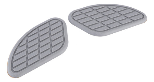 Par De Pegatinas Grises For Tanque De Motocicleta Con Almoh