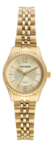 Relógio Mondaine Feminino Analógico 32532lpmvde1 Dourado Bs