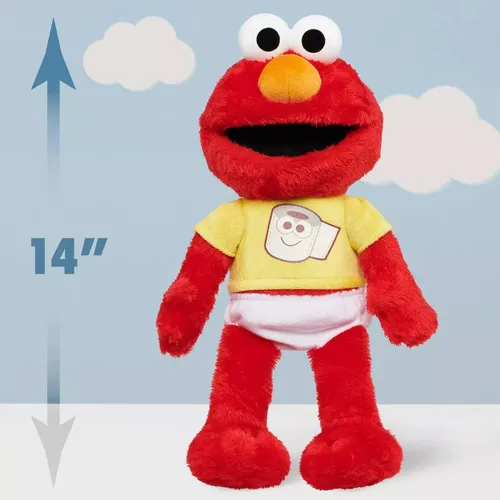 Peluche Muñeco Elmo Plaza Sésamo Hora De Ir Al Baño