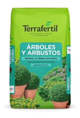 Sustrato Árboles Y Arbustos Terrafertil 50lts