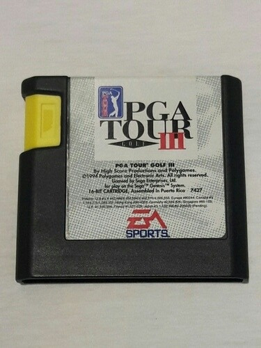 Mega Drive Jogo - Pga 3 Tour Golf Original (salvando)