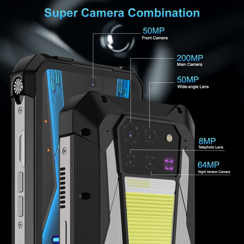 Smartphone Unihertz Tank 3 Pro 32gb 512gb Com Projetor