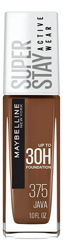 Base de maquillaje en cremoso Maybelline Super Stay Maquillaje tono 375 java - 30mL 1oz