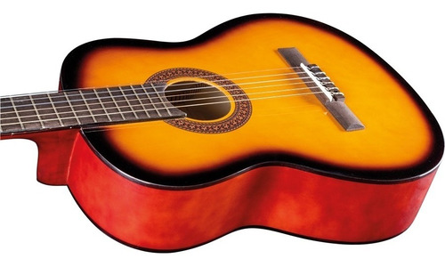 Guitarra Clásica Eko Sunburst Tipo Española Importada 4/4