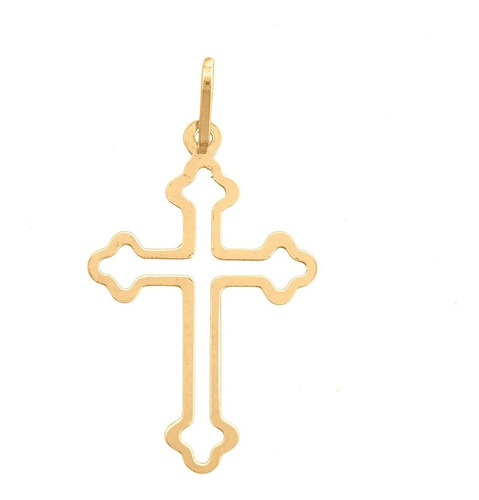Pingente De Ouro 18k Cruz / Crucifixo Masculino / Feminino