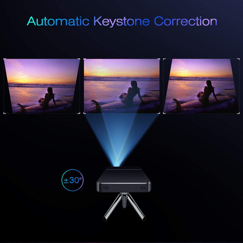 Mini Projetor Akaso De Bolso Dlp 1080p Hdmi Wifi 150