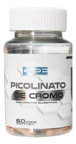 Be Supplements Picolinato De Cromo 200 Mcg 60 Capsulas Sabor Sin Sabor