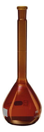 Matraz Volumétrico 100 Ml Vidrio Ambar Normax