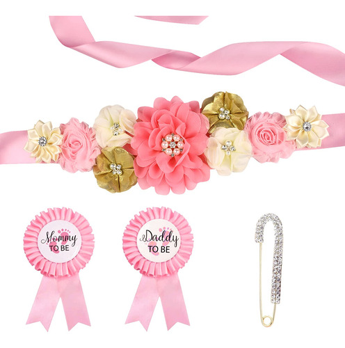 Baby Shower - Faja De Flores Para Baby Shower Con Texto En I