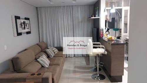 Imagem 3 de 20 de Flex Guarulhos Apartamento Com 2 Dormitórios À Venda, 60 M² Por R$ 355.000 - Vila Galvão - Guarulhos/sp - Ap2777