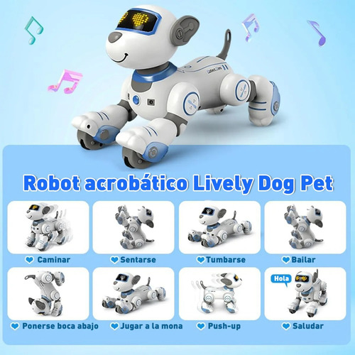 -- Perro Robot De Control Remoto Jueguete Robot Inteligente