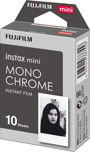 Film Pack Para Instax Mini Monocromático (10 Fotos X Caja)