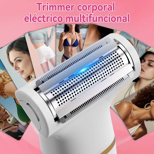 Rasuradora Para Mujer Depiladora Eléctrica Recargable 4 En 1 Depiladora De Vello Facial Bikini Electricas Arranca Vello Elimina Vello Corporal Y Cejas Afeitadoras Para Mujeres Y Hombres Ezzyso Blanco
