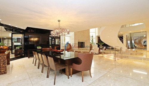 Casa Com 5 Dormitórios, Ampla Área Lazer, À Venda, 710 M² Por R$ 5.800.000 - Alphaville Graciosa - Pinhais/pr - Ca0125