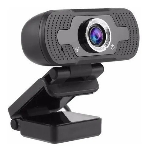 Webcam Full Hd Usb 301 de alta resolución 1920x1080p color negro