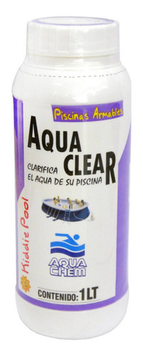 Clarificador Para Piscinas 1 Litro Frasco Aquachem