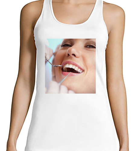 Musculosa Mujer Odontologia Salud Dental Sonrisa Belleza