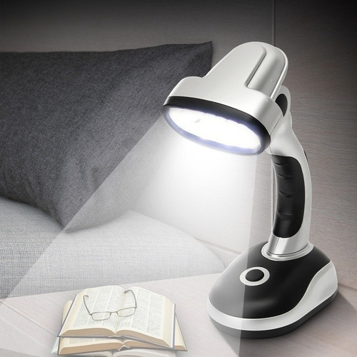 Luminaria Mesa Flexivel Sem Fio Luz 12 Led Portátil