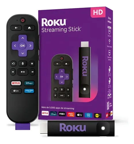 Roku Streaming Stick – Transforme sua TV em Smart TV