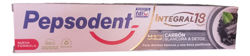 Pasta Dental Peps. Integral 18 Carbon Blancura Y Detox 75 Ml