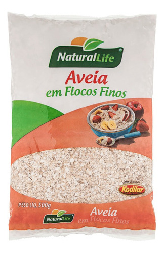 Aveia Em Flocos Finos 500g Natural Life