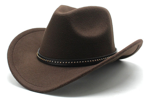 Sombrero De Vaquero Occidental Unisex, Sombrero De Ala Ancha