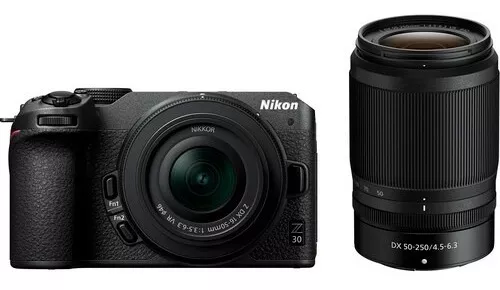 Camara Mirrorless Nikon Z30 Kit Doble 16-50 + 50-250mm