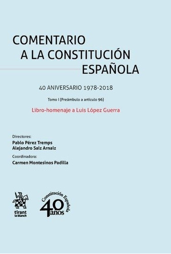 Libro Comentario A La Constituciã³n Espaã±ola Libro-homen...