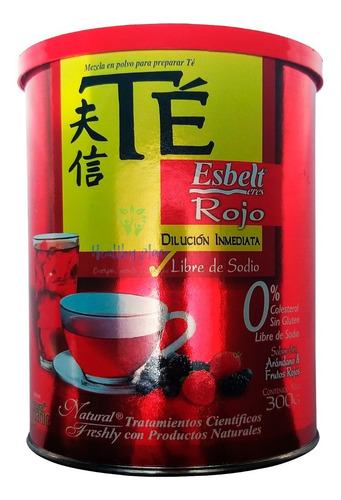 Te Esbelt Rojo Arandano X 300gr - L a $1