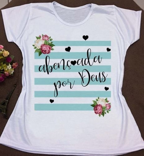 blusa com frase evangélica