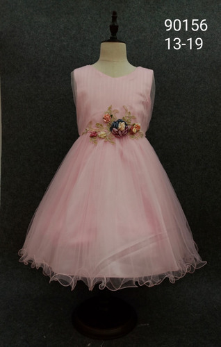 Imagen 2 de 2 de Vestido Importado Nena De Tull Para Comunión Fiesta Eventos Talle4a18
