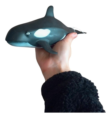 Animales Marinos De Goma Blanda(delfin-orca-tiburón) 22/27cm