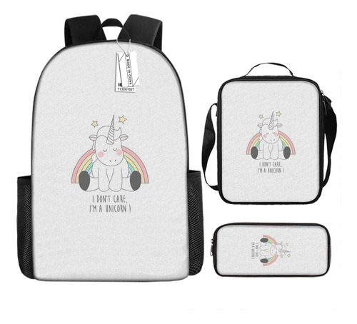 Mochila Linda Con Dibujos Animados De Unicornios Más Vendida