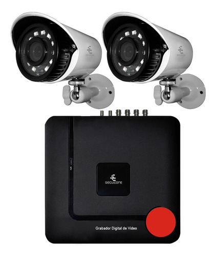 Kit Vigilancia Cctv Circuito Cerrado 1080p Camaras Bullet Ms