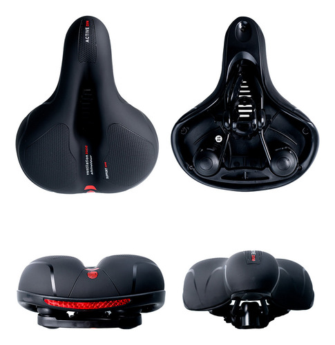-de Asiento Bicicleta Sillín Cojín Suave Impermeable