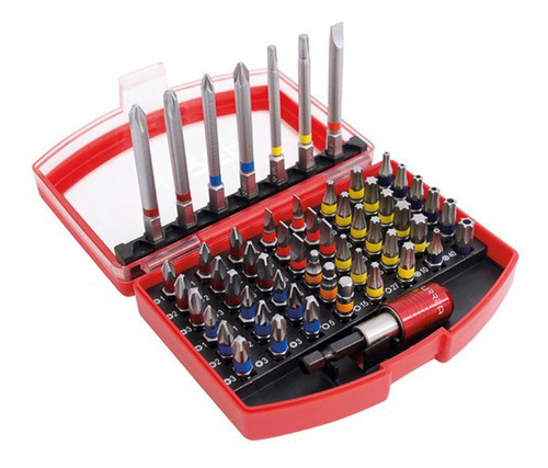 Juego De 55 Puntas Combinadas Con Adaptador Magnético Urrea