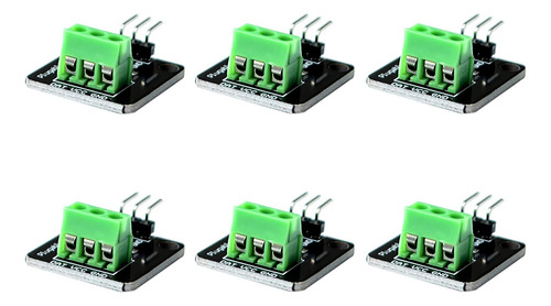 Huaban 6pcs Ds18b20 Terminal Adaptador Sensor Temperatura
