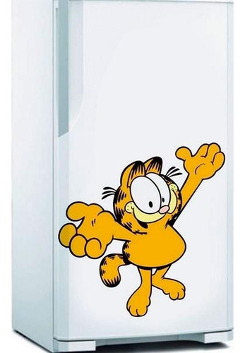 Adesivo De Geladeira Gato Gatinho Garfield 2-g 50x47cm