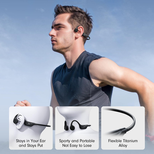 Auriculares De Conducción Ósea Mrytky Open Ear Bluetooth 5.4