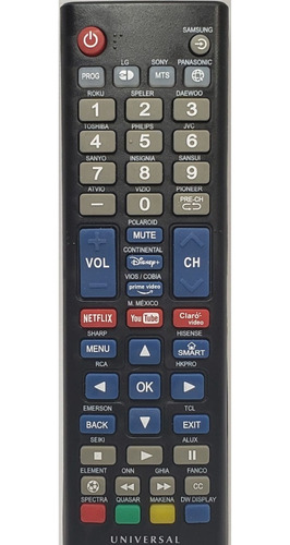 Control Remoto Panasonic Smart Tv Lcd Led P/ Pantalla