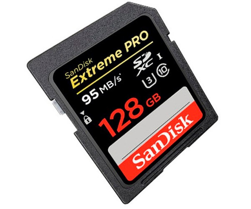 Sandisk Sd Extreme Pro 90m/s U3 4k 95mbs 128gb V30 Garantia