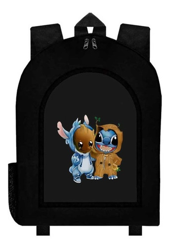 Mochila Negra Stitch A50