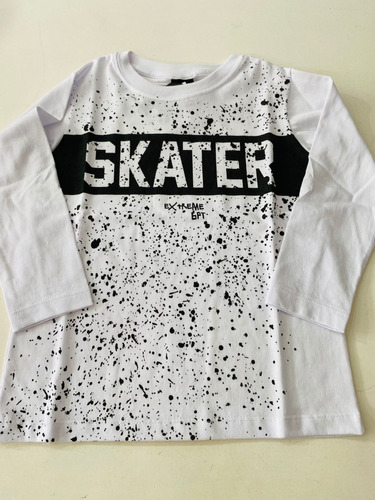 Remera Manga Larga Skater Extreme